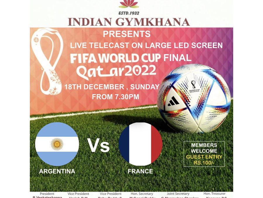 Football World Cup finals live on Large LED screen