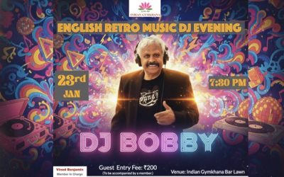 English Retro Music DJ evening