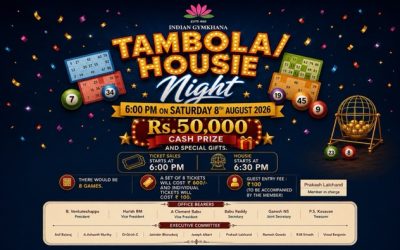 Tambola / Housie Night on Saturday 8th August 2026
