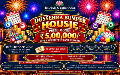 Dussehra Bumper Housie on 10th October 2026